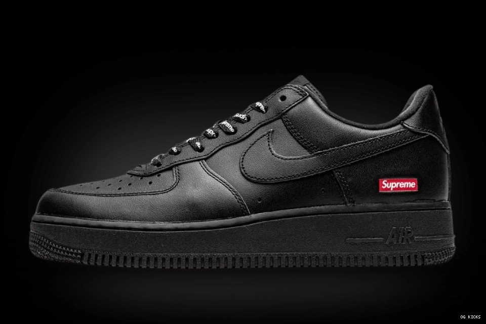 Nike Air Low Supreme 1 Force Black 0709
